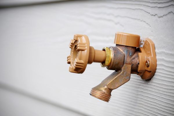 Outdoor Spigot Installation in Plymouth